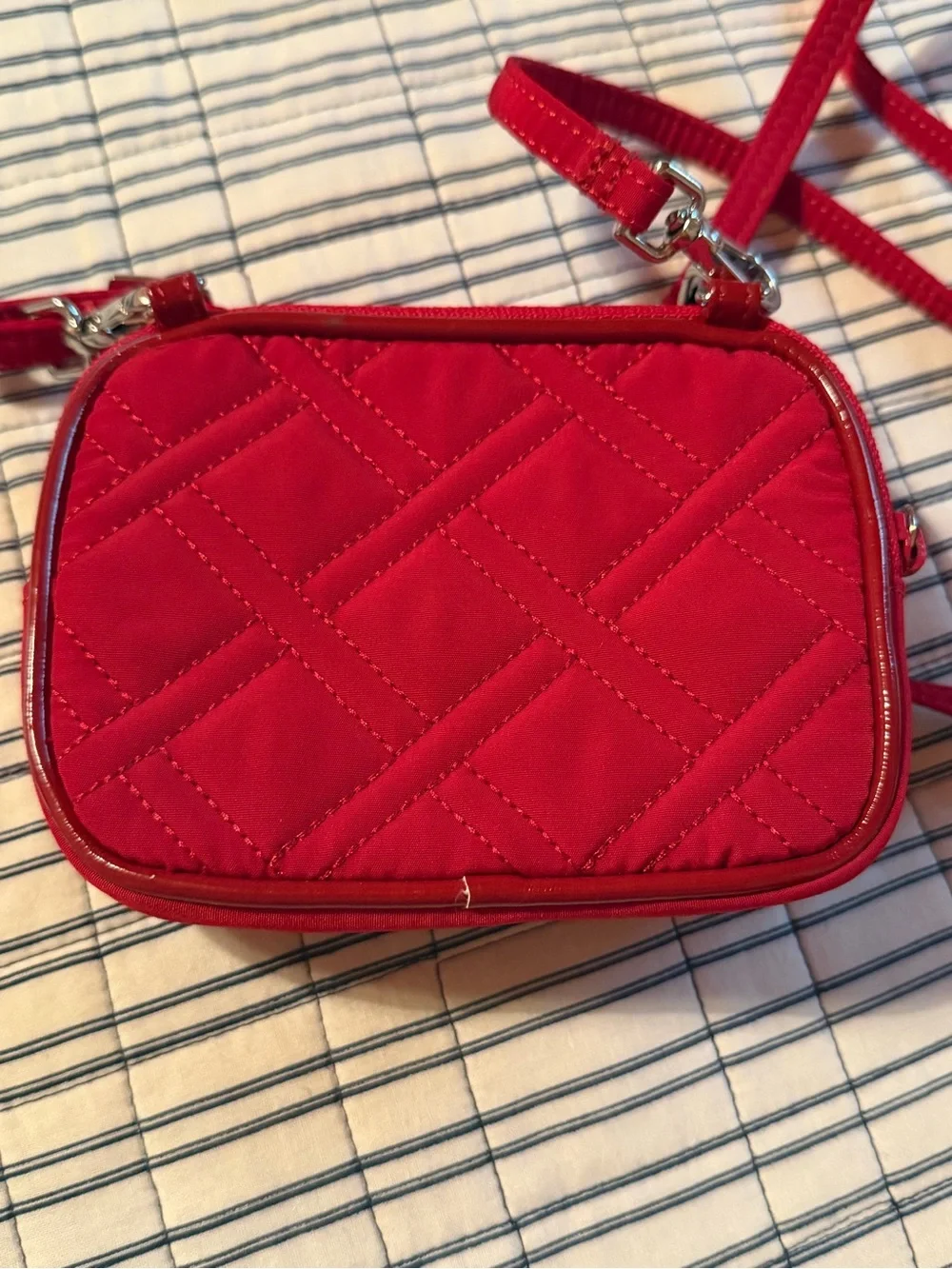 Vera Bradley Red Wristlet/cross body